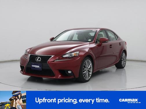 Red 2015 Lexus IS 250