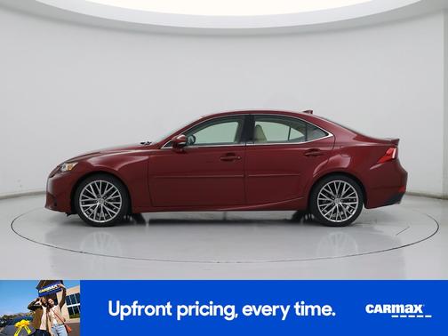 Red 2015 Lexus IS 250