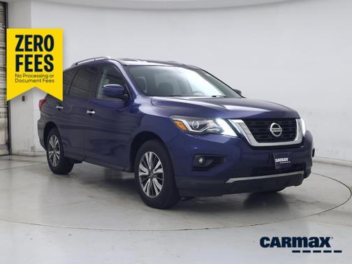 Blue 2018 Nissan Pathfinder SV