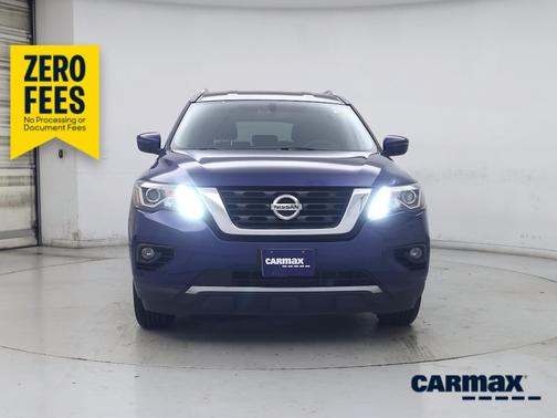 Blue 2018 Nissan Pathfinder SV