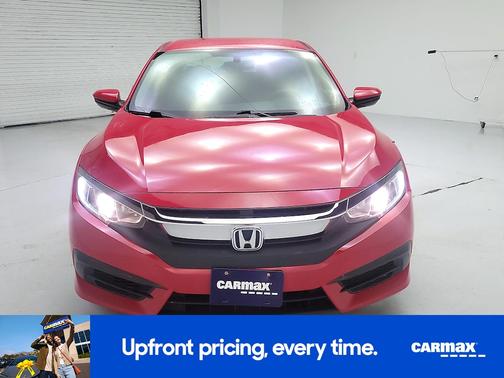Red 2017 Honda Civic LX