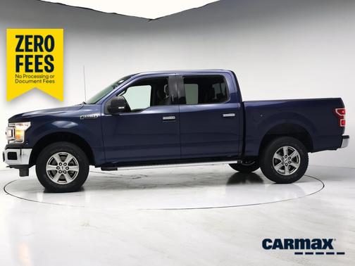 Blue 2018 Ford F-150 XLT