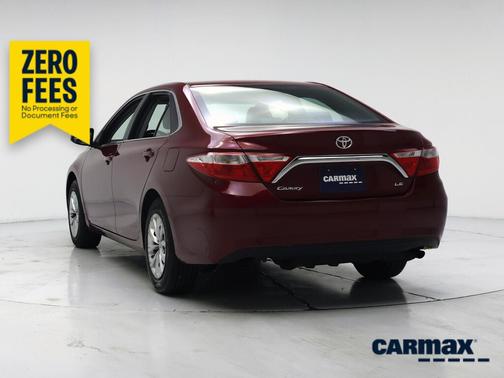 Red 2017 Toyota Camry LE