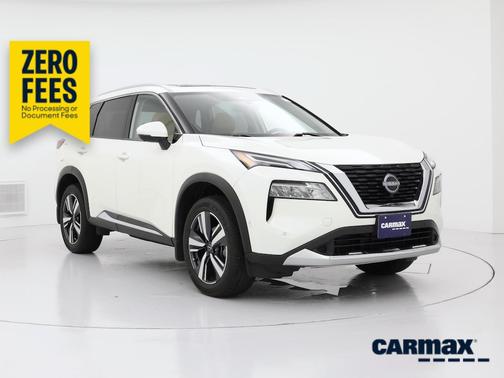 White 2023 Nissan Rogue Platinum