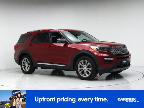 Red 2022 Ford Explorer Limited