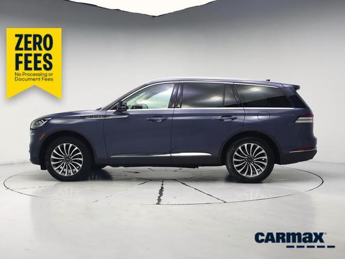 Blue 2021 Lincoln Aviator Reserve