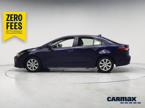 Blue 2020 Toyota Corolla LE