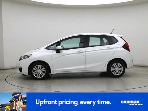 White 2015 Honda Fit LX