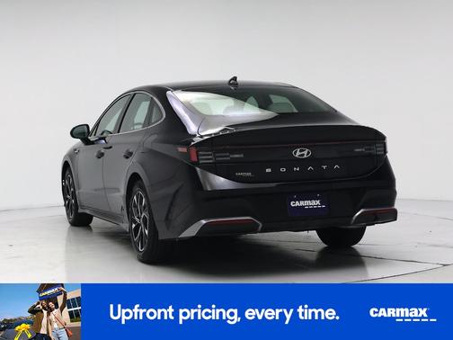 Black 2025 Hyundai SONATA SEL