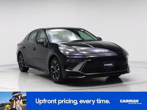 Black 2025 Hyundai SONATA SEL
