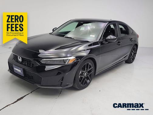Black 2025 Honda Civic Sport
