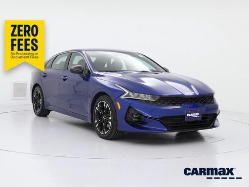 Blue 2022 Kia K5 GT-Line