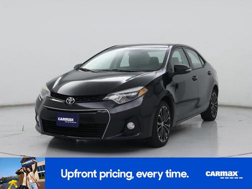 Black 2015 Toyota Corolla S Plus
