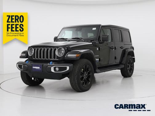 Black 2024 Jeep Wrangler 4xe Sahara