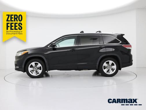 Black 2016 Toyota Highlander Limited Platinum