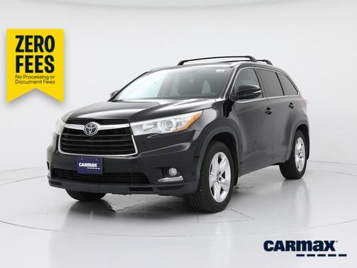Black 2016 Toyota Highlander Limited Platinum