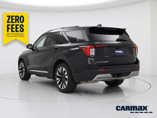 Black 2025 Ford Explorer Platinum