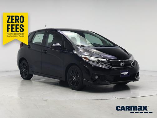 Black 2018 Honda Fit Sport