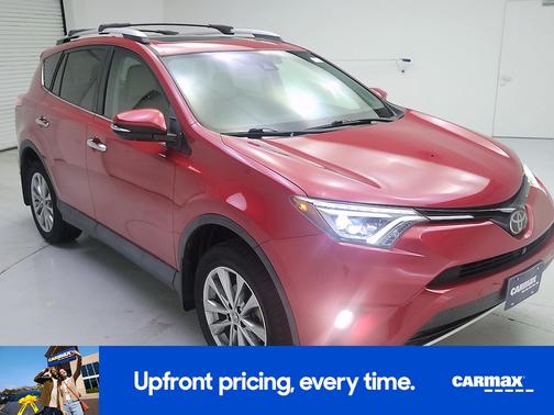 Red 2016 Toyota RAV4 Limited