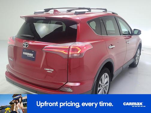 Red 2016 Toyota RAV4 Limited