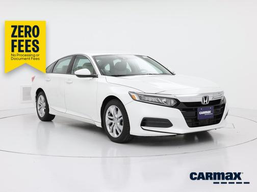 White 2019 Honda Accord LX