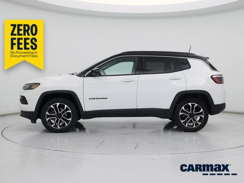 White 2022 Jeep Compass Limited