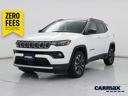 White 2022 Jeep Compass Limited