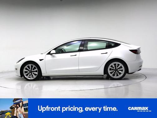 White 2022 Tesla Model 3 Long Range