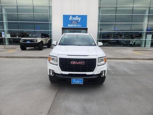 Summit White 2021 GMC Canyon Elevation