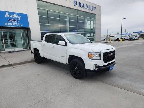 Summit White 2021 GMC Canyon Elevation