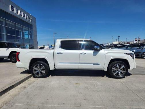 Wind Chill Pearl 2025 Toyota Tundra Hybrid Platinum
