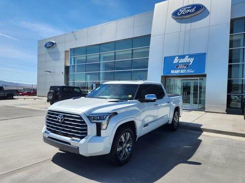 Wind Chill Pearl 2025 Toyota Tundra Hybrid Platinum