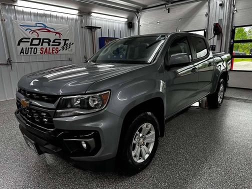 Satin Steel Metallic 2021 Chevrolet Colorado LT
