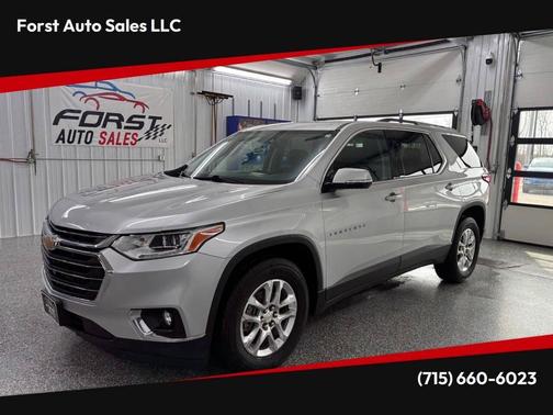 Silver Ice Metallic 2018 Chevrolet Traverse LT Cloth