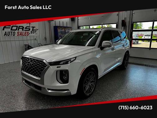 Hyper White 2021 Hyundai PALISADE Calligraphy