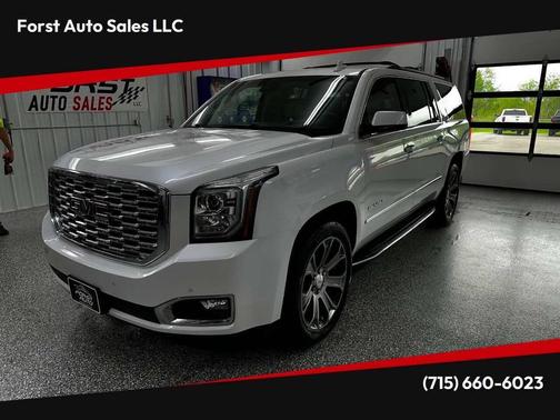 White Frost Tricoat 2018 GMC Yukon XL Denali