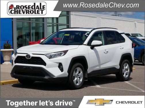 Super White 2020 Toyota RAV4 XLE