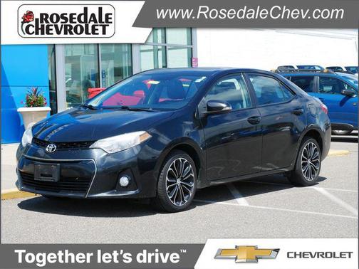 Black Sand Mica 2015 Toyota Corolla S Plus