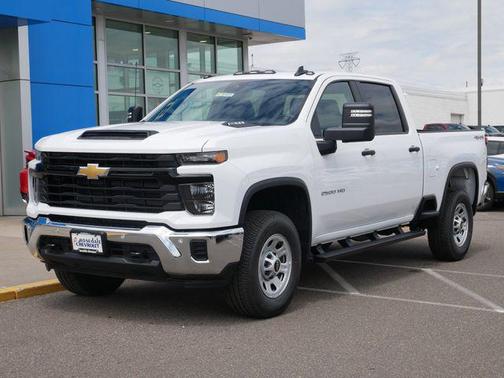 Summit White 2026 Chevrolet Silverado 2500 Crew Cab, Standard Bed, WT, 4WD