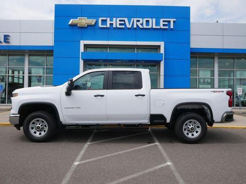 Summit White 2026 Chevrolet Silverado 2500 Crew Cab, Standard Bed, WT, 4WD
