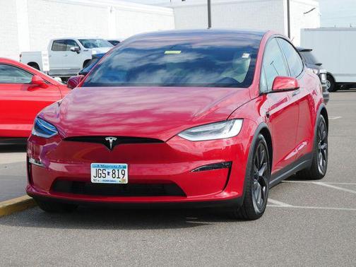 Red Multi-Coat 2022 Tesla Model X Dual Motor All-Wheel Drive