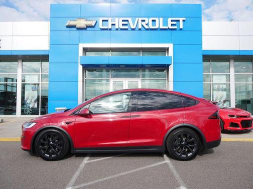 Red Multi-Coat 2022 Tesla Model X Dual Motor All-Wheel Drive