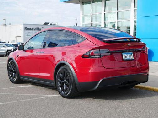 Red Multi-Coat 2022 Tesla Model X Dual Motor All-Wheel Drive