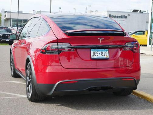 Red Multi-Coat 2022 Tesla Model X Dual Motor All-Wheel Drive