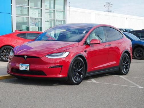 Red Multi-Coat 2022 Tesla Model X Dual Motor All-Wheel Drive
