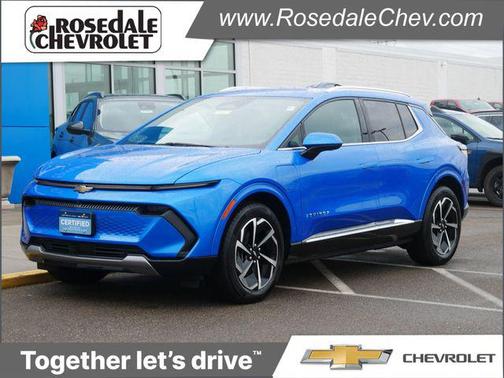 Riptide Blue Metallic 2025 Chevrolet Equinox EV LT