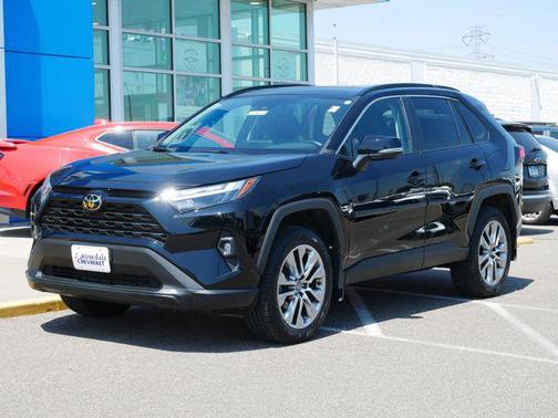 Midnight Black Metallic 2022 Toyota RAV4 XLE Premium