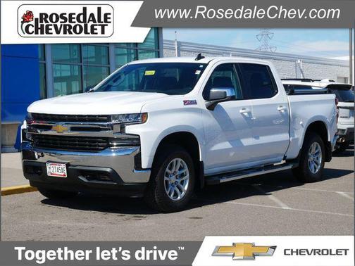 Summit White 2021 Chevrolet Silverado 1500 LT