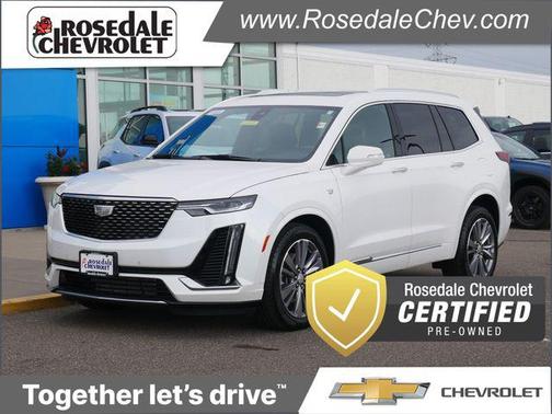 Crystal White Tricoat 2024 Cadillac XT6 Premium Luxury AWD