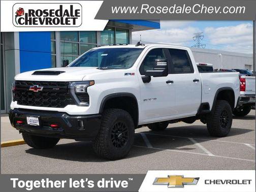 Summit White 2026 Chevrolet Silverado 2500 Crew Cab, Standard Bed, XR2, 4WD